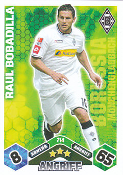 Raul Bobadilla Borussia Monchengladbach 2010/11 Topps MA Bundesliga #214